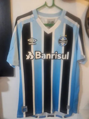 Camiseta Oficial Tricolor Grêmio M (Suarez)