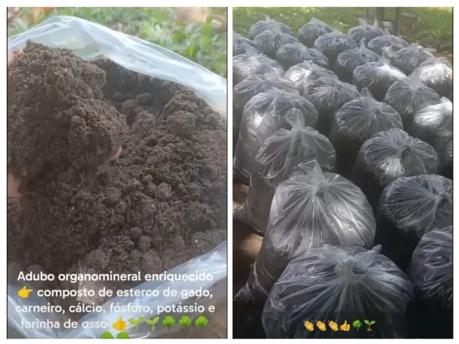 Adubo completo composto de tudo