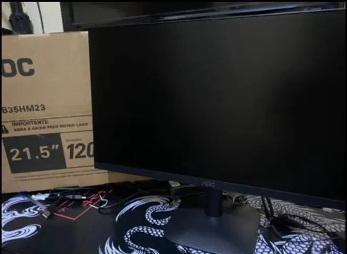 Monitor AOC 21,5 polegadas 120hz Novo lacrado