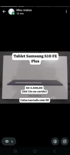 Tablet Samsung S10 FE Plus 5G