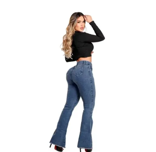 Calça jeans flare
