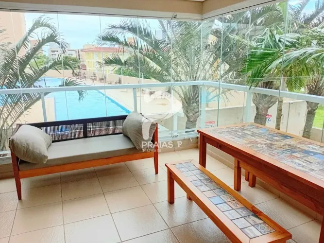 Apartamento com varanda gourmet, 2 dormitórios, Enseada, Guarujá