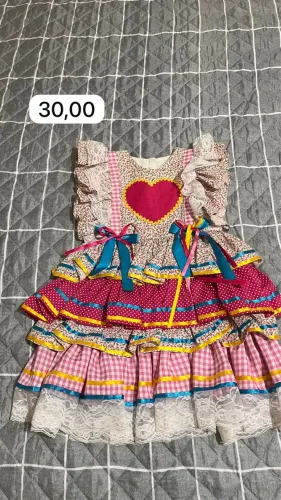 Vestido festa Junina + bota 28