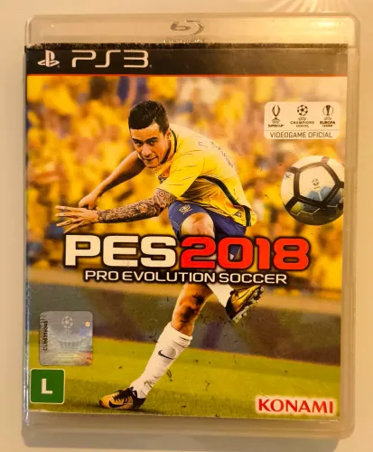 PES 18 PS3 mídia física