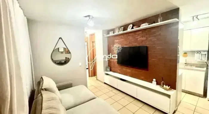 Recanto Praças: Apartamento térreo 2 quartos em Condomínio Fechado, setor Negrão de Lima