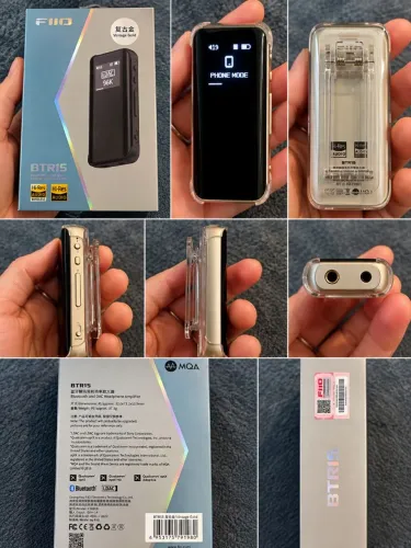 FiiO BTR15 - DAC e Amplificador Bluetooth Hi-Res - Novo, Sem Uso
