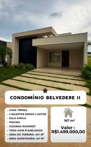 Casa terrea condomínio belvedere 2