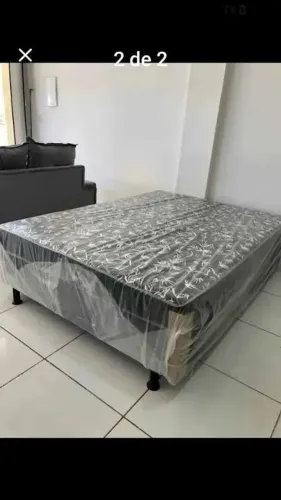 Cama box casal nova