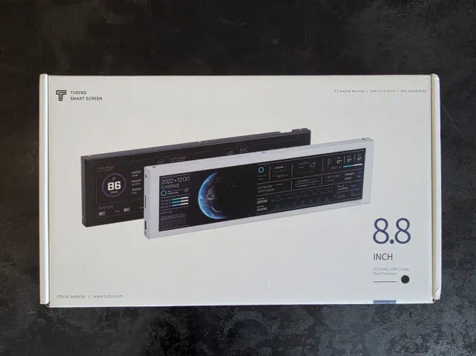 Tela Turzx - 8.8 polegada ips, tipo c, tela secundária (monitoramento PC)
