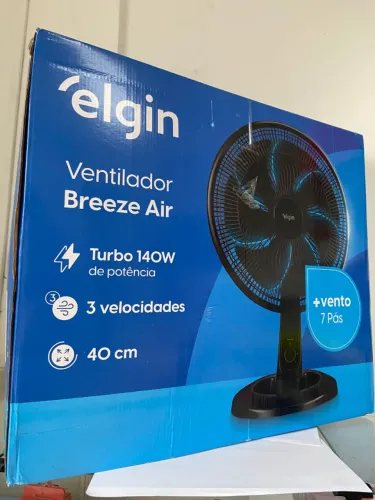 Ventilador Breeze Air Turbo 140W 3 Velocidades 7 Pás 40 Cm Elgin an9