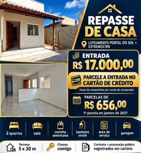 Casa à venda, CENTRO, Extremoz, RN