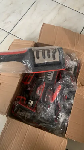 Amolador de faca 4 em 1 vermelho com preto
