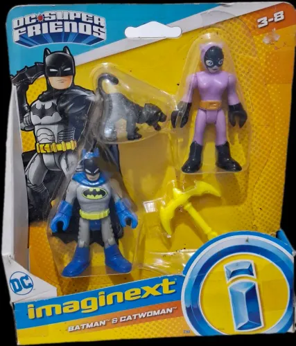 Fisher-Price Imaginext Batman e Mulher-Gato (novos, na embalagem original)