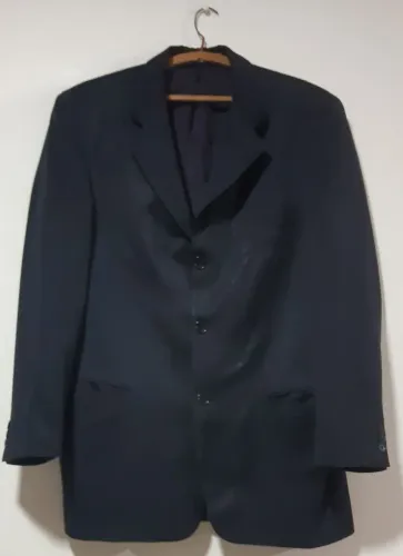 Blazer azul marinho, número 52