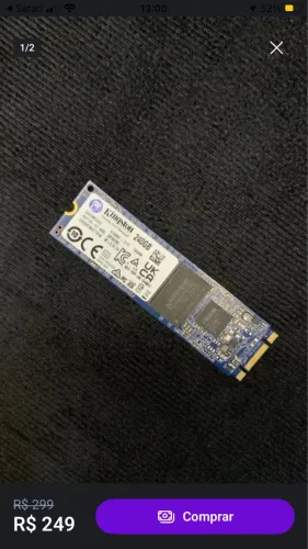 ? SSD NVMe Kingston 240GB M.2 