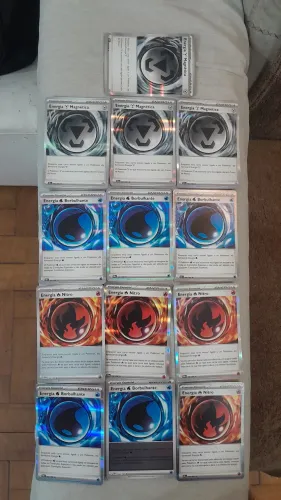 Lote Carta POKÉMON de energias