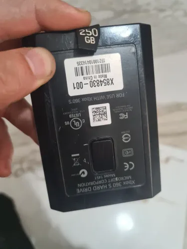 HD interno de 250gb original Xbox 360 sem teste no Estado Sem Garantia / Sucata