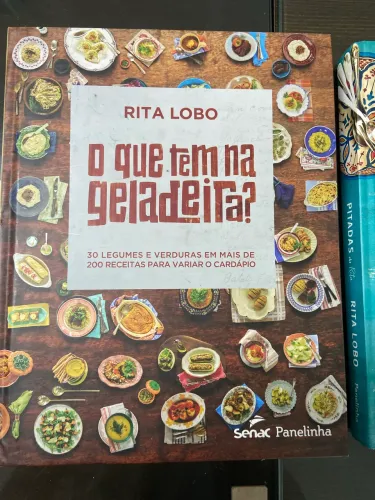 Lote com 3 Livros de Receitas da Rita Lobo