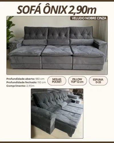 Sofá Onix 2,90m