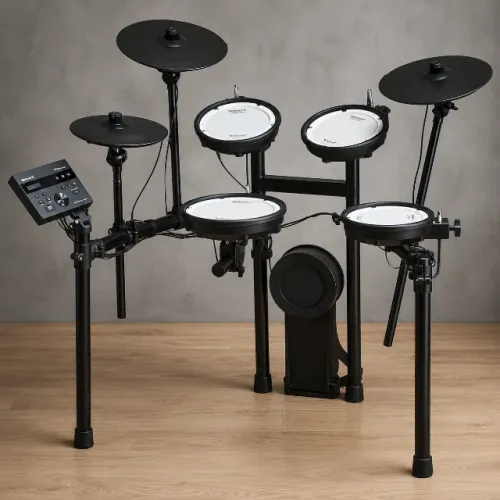 Bateria Eletrônica Roland TD-07KV - Estado de Zero, Completa, com Caixa de Som e Banco!