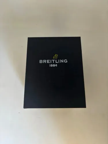 Caixa Relógio Breitling Azul