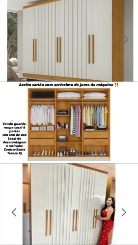 Guarda Roupa de Casal 6 portas