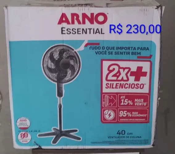 Ventilador Arno 40 cm de Coluna