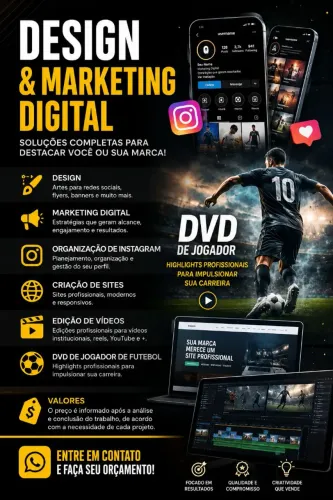 Design, Marketing & Highlights de futebol / DVD