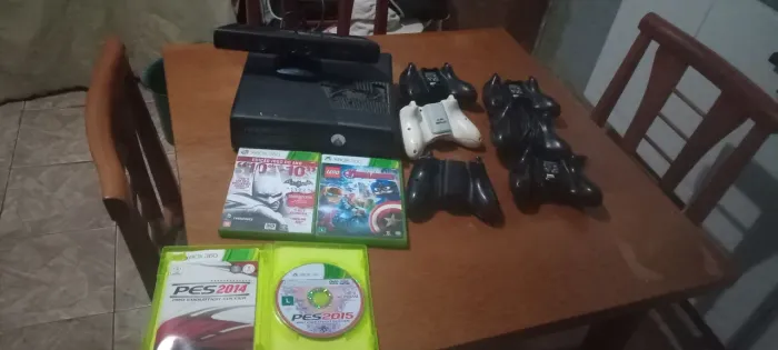 Lote Xbox Kinect jogos controle lote