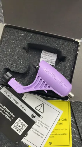 Electra Pop com Cartuchos Universal E Grip Adaptador P/ Máquina De Tatuagem