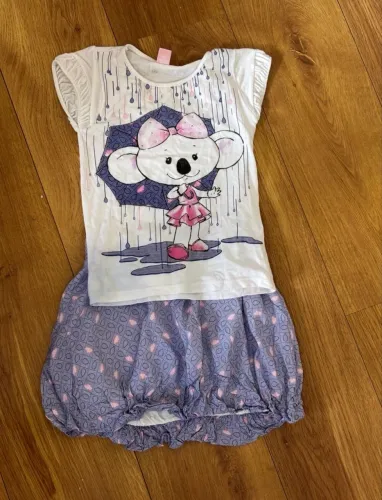 Conjunto Lilica Ripilica Saia e Camisa tamanho 8