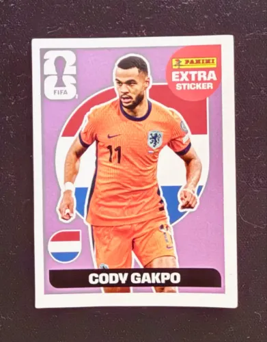 Figurinhas Copa - Extra Stickers: Messi (Copa 2022) + Mbappé, Gakpo e Pulisic (Copa 2026)