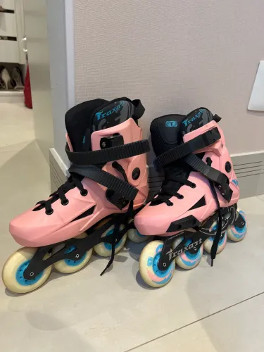 patins inline traxart revolt rose