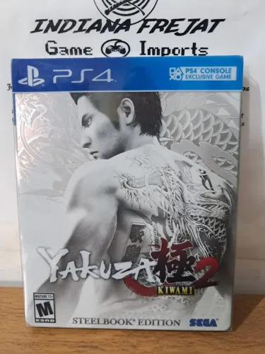 Jogo de PS4 Yakuza Kiwami 2 Steelbook Edition Edição Americana