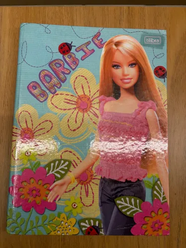 Caderno Tilibra Barbie, capa dura. Nunca usado 96 folhas 