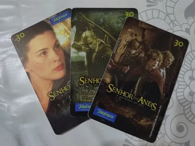 Cartões Telefônicos - Coleção O Senhor dos Anéis