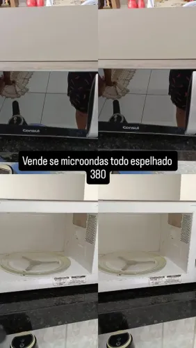 Vende-se um microondas da marca Consul todo espelhado