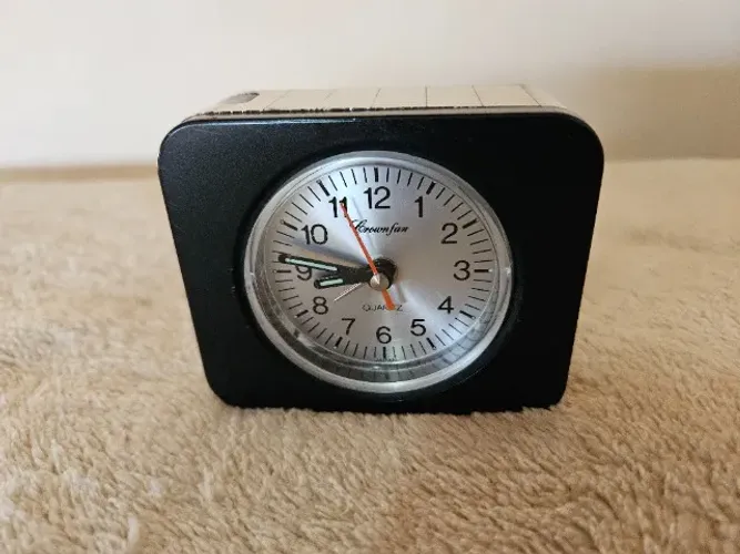 Relógio Despertador Vintage Herweg Crown Fan - Anos 70 (Decorativo)