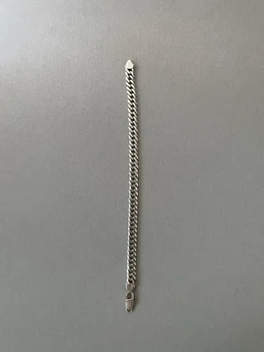 PULSEIRA DE PRATA 925 MACIÇA - 40g | 9mm | 22cm 
