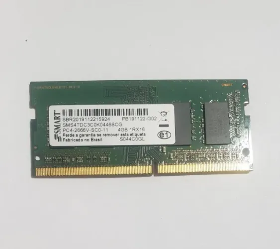 Memória Smart DDR4 4 GB para Notebook 2666 MHz