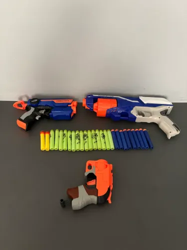 3 nerfs e 32 balas