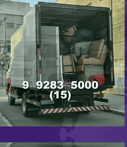 mudanças rápidas e seguras para o seu destino! Ligue já: 15@9@9283@5000