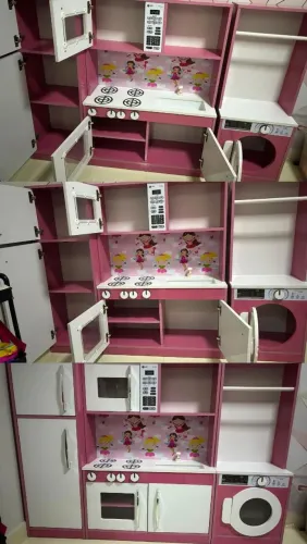 Cozinha e lavanderia em MDF infantil