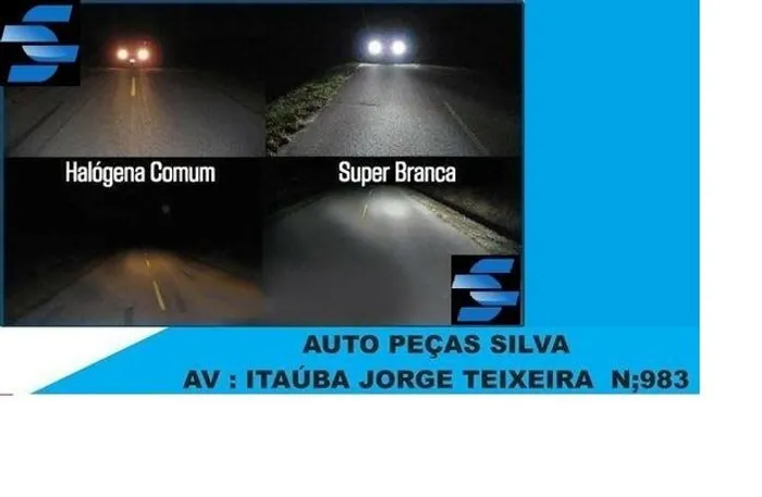 Lâmpada super Branca Para Carro Automotivo Efeito xénon clarear fs
