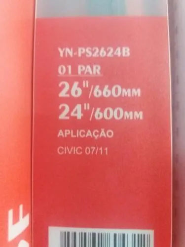 Palheta específicas Civic 07 11