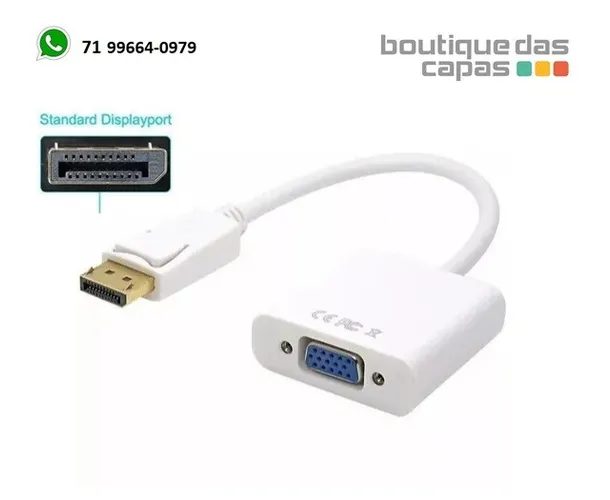 Cabo DisplayPort x VGA mtv-601 - tomate tv monitor pc