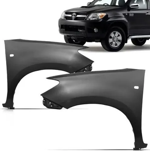 Paralama hilux 2005 2006 07 08 09 2010 2011 com furo