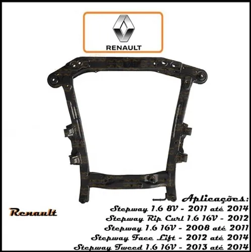 Quadro Agregado Dianteira Renault Sandero Stepway 1.6