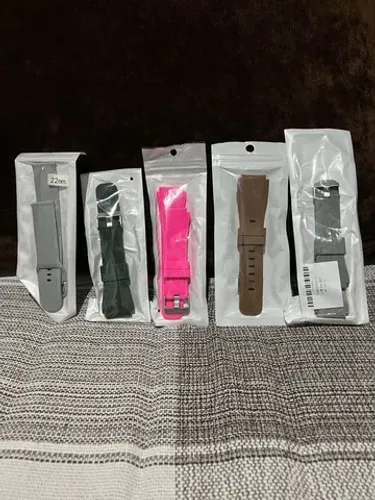Pulseira de silicone para relógios 22mm
