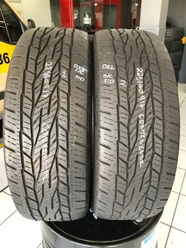 Kit 02 Pneus 225/60r17 Continental Crosscontact Lx2 (usados) 1/2